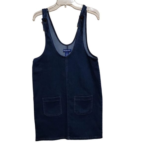 Blue Spice Blue Denim Sleeveless Dress Sz Medium - Picture 8 of 9